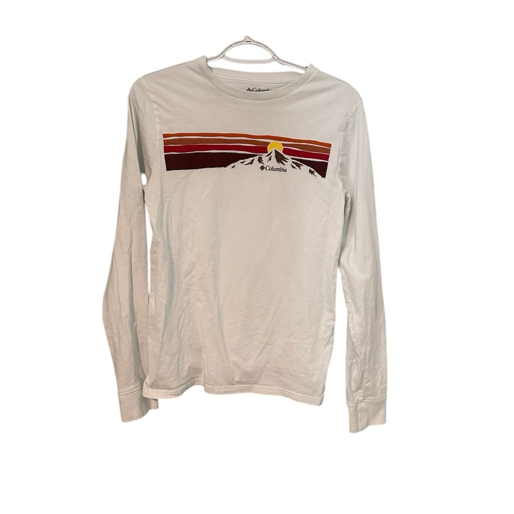 Columbia‎ Sportswear Mountain Graphic Long Sleeve Shirt Men's Small⁠